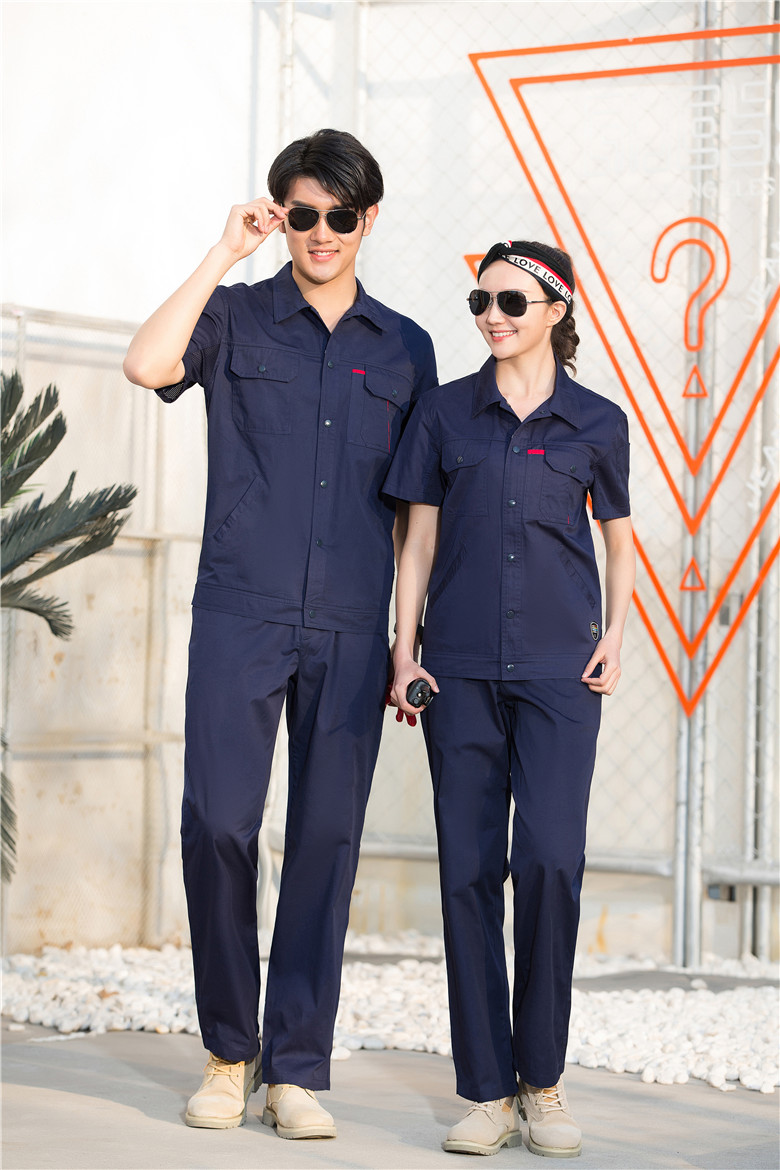 新款短袖工作服定制 新款短袖工作服定制