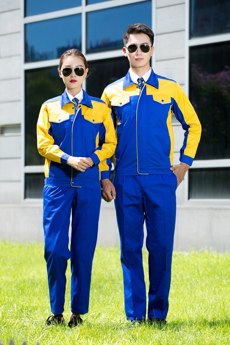 滌棉長袖工作服定做 滌棉長袖工作服定做