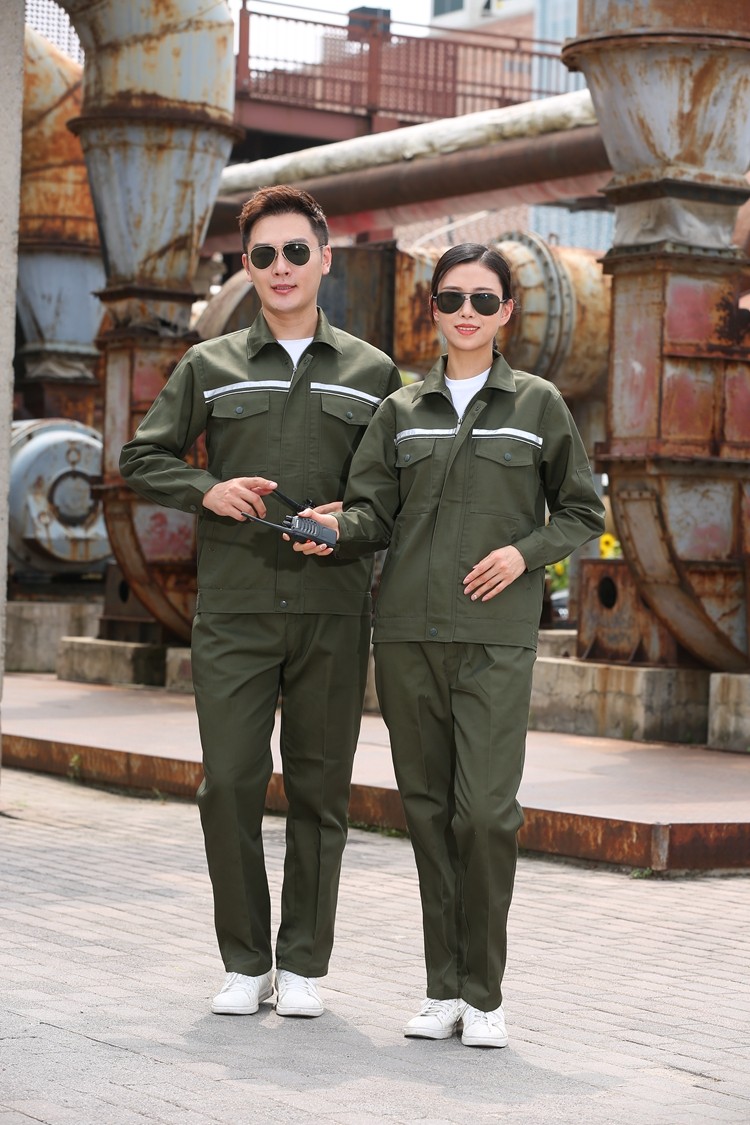 春秋長(zhǎng)袖滌棉工作服