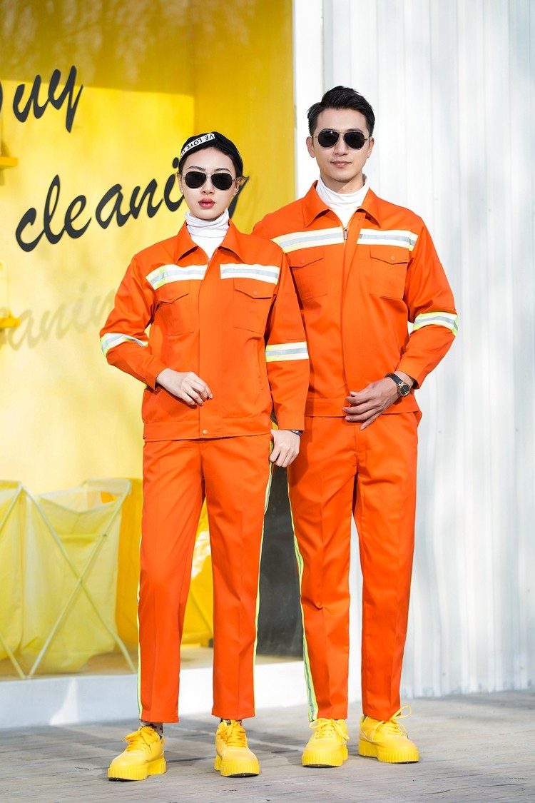 滌棉反光條工作服定做 滌棉反光條工作服定做